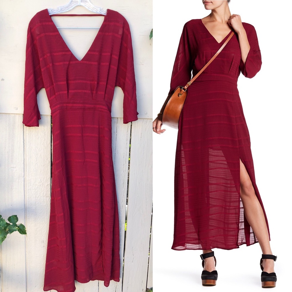 REVOLVE • Endless Rose Boho V-neck maxi dress